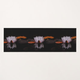 Zen White Lotus Blume Yogamatte
