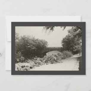 Zen Winter Snowfall II Einladung