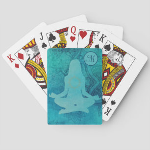 Zen-Yoga-Medikation Spielkarten