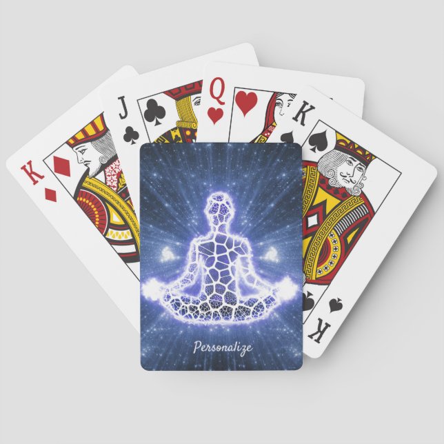 Zen Yoga Meditation Chi Energy Spiritual Spielkarten (Rückseite)
