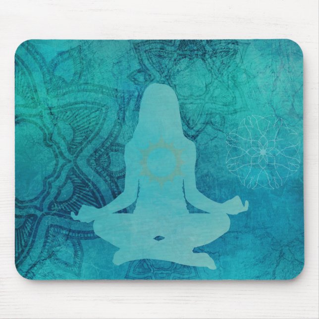 Zen-Yoga-Meditation Mousepad (Vorne)