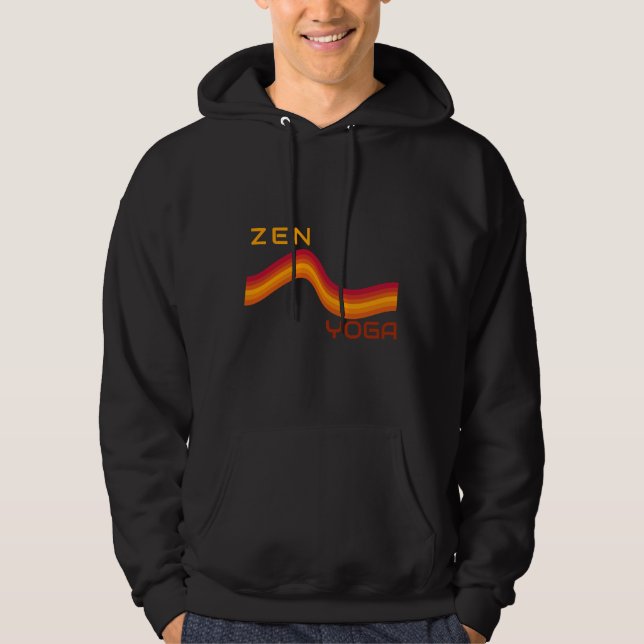 Zen Yoga Mindfulness 11 Hoodie (Vorderseite)