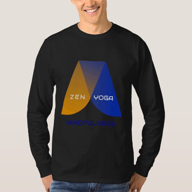 Zen Yoga Mindfulness 9 T-Shirt (Vorderseite)