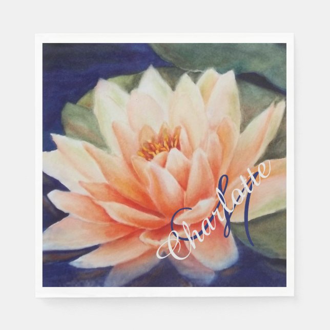 Zen Yoga Party Serviette (Vorderseite)