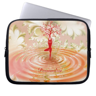 Zen Yoga Tree Personalize Laptop Laptopschutzhülle