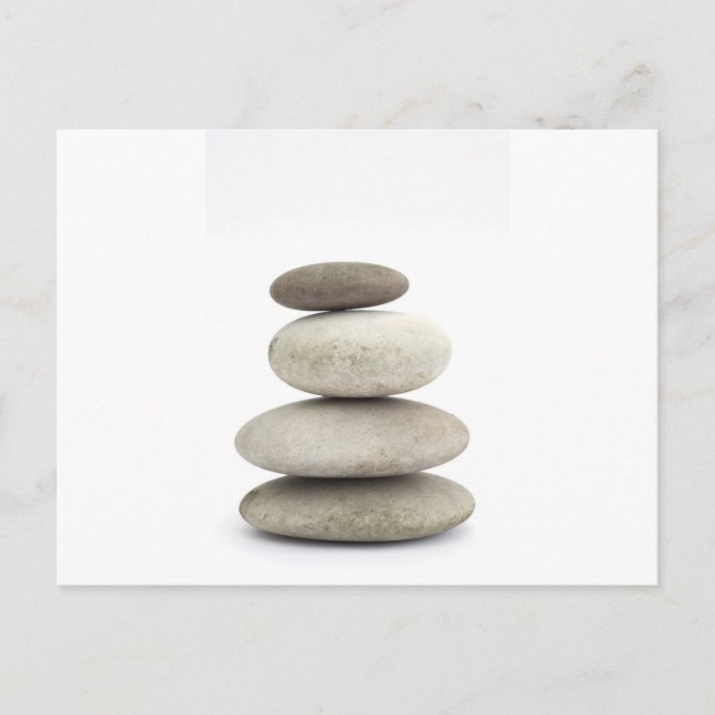 Zen-Yogasteine Postkarte (Vorderseite)