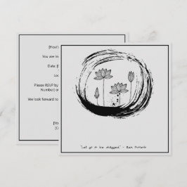 Zen Zitat: Weisheit und Meditation Einladung