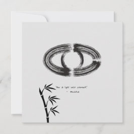 Zen Zitat: Weisheit und Meditation Einladung