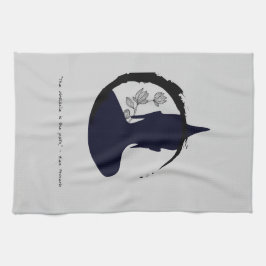 Zen Zitat: Weisheit und Meditation Geschirrtuch