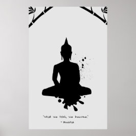 Zen Zitat: Weisheit und Meditation Poster
