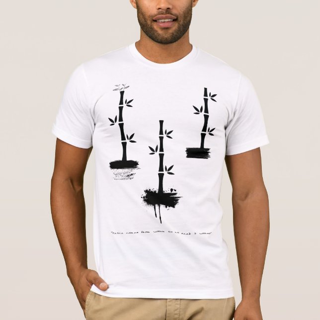 Zen Zitat: Weisheit und Meditation T-Shirt (Vorderseite)