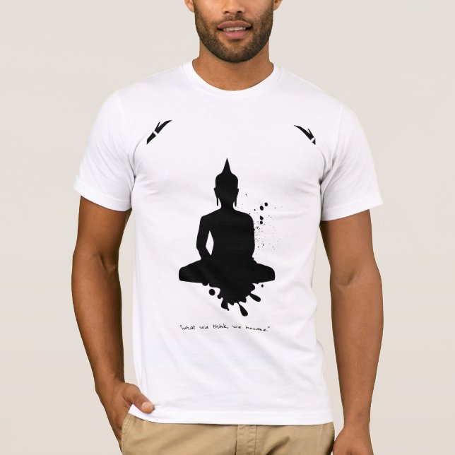 Zen Zitat: Weisheit und Meditation T-Shirt (Vorderseite)