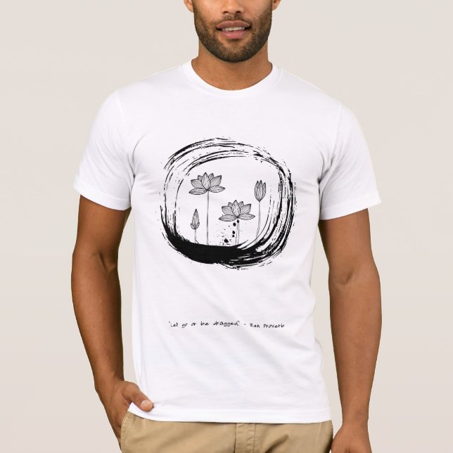 Zen Zitat: Weisheit und Meditation T-Shirt (Vorderseite)
