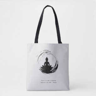 Zen-Zitat: Weisheit und Meditation Tasche