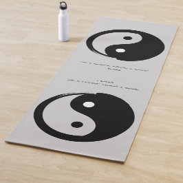 Zen Zitat: Weisheit und Meditation Yogamatte