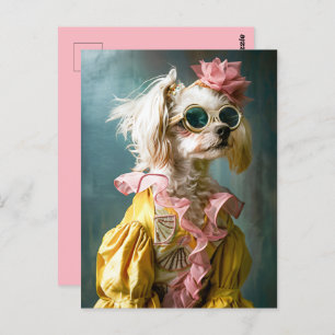 Zena Maltese Postkarte