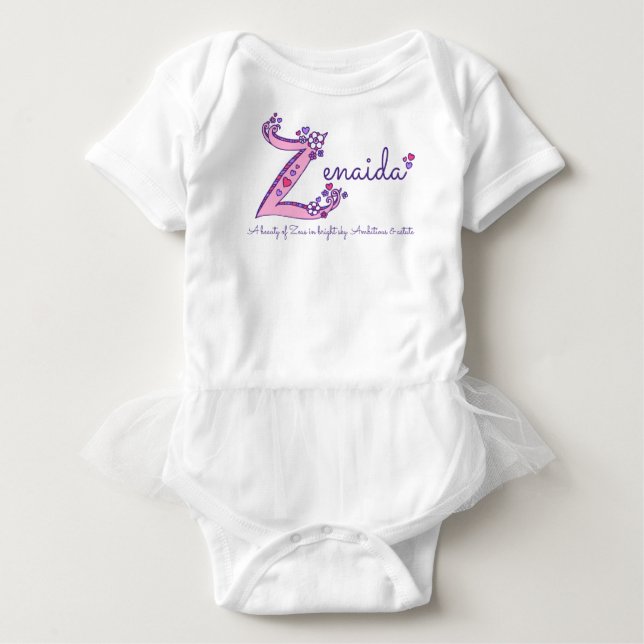 Zenaida Girda Z Name bedeutet Custom tee (Vorderseite)