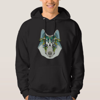 Zenart Gemustert Husky Hoodie
