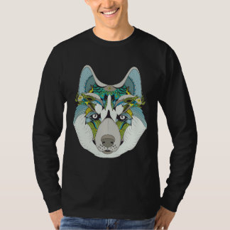 Zenart Gemustert Husky T-Shirt