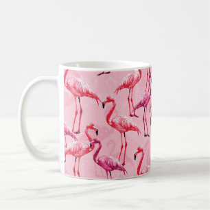 Zender Frühlingskirsche blühen auf rosa Kaffeetasse