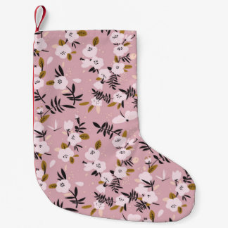 Zender Frühlingskirsche blühen auf rosa Kleiner Weihnachtsstrumpf