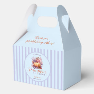 Zender kleine Kürbis ist auf dem Weg Babydusche Geschenkschachtel