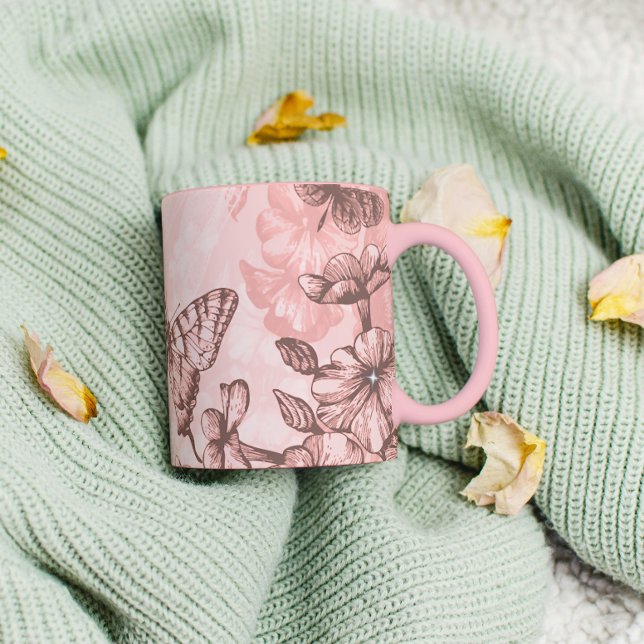 Zender Pink Butterfells Tasse (Von Creator hochgeladen)