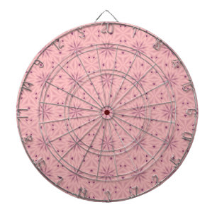 Zender rosa Pixel Dartscheibe