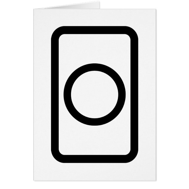 Zener Card | Hollow Circle Card (Vorne)