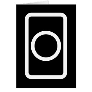 Zener Card Hollow Circle Card