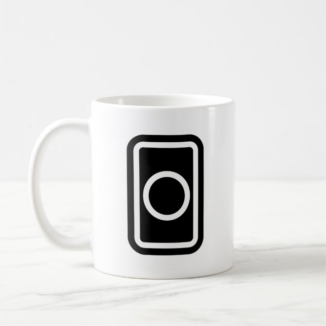 Zener Card | Hollow Circle Kaffeetasse (Links)