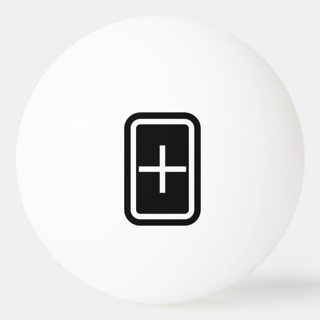 Zener Card | Pluszeichen Tischtennisball (Vorderseite)