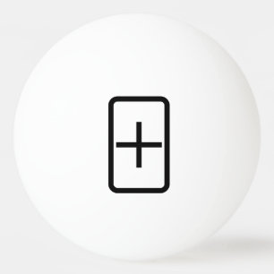 Zener Card Pluszeichen Tischtennisball