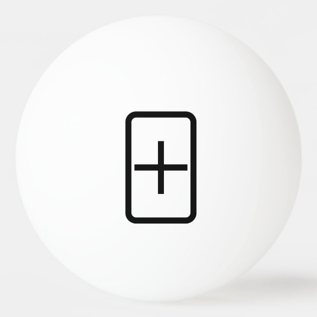 Zener Card | Pluszeichen Tischtennisball (Vorderseite)