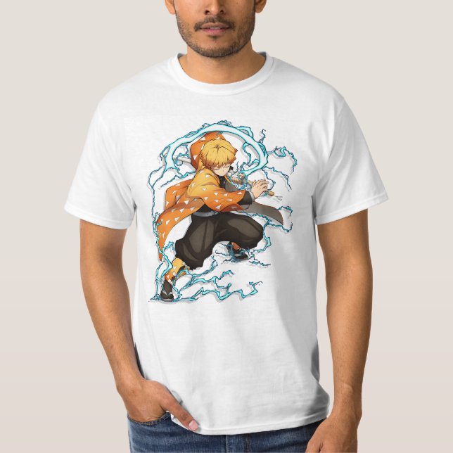 Zenitsu Kamado T-Shirt (Vorderseite)