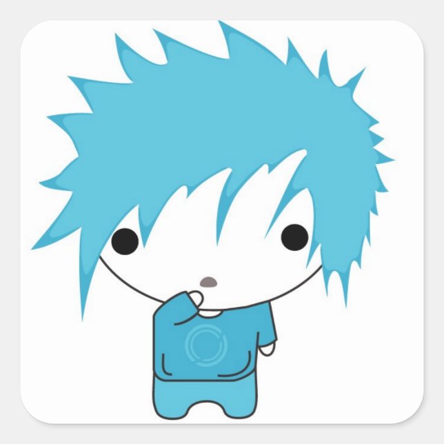 zenseb quadratischer aufkleber (Vorderseite)