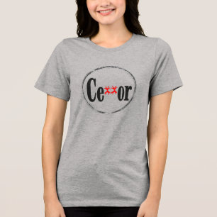 zensiert, weil das Schweigen mich nur macht mich l Tri-Blend Shirt