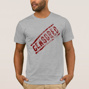 Zensierter humorvoller T - Shirt
