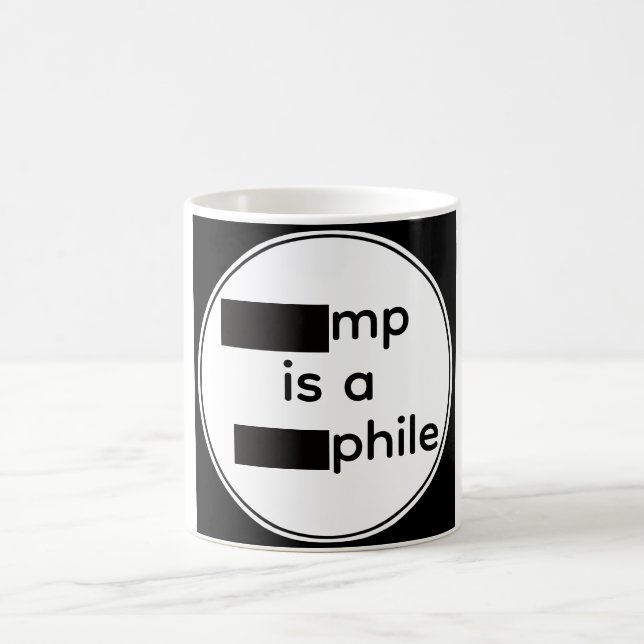 Zensierter Kaffeebecher Kaffeetasse (Mittel)