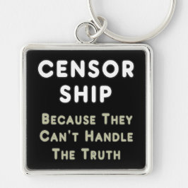 Zensur Schlüsselanhänger