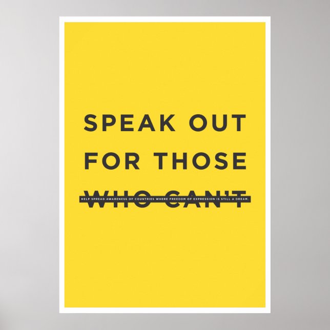 Zensurposter Poster (Vorne)