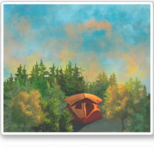 Zent Camping Wilderness Sticker