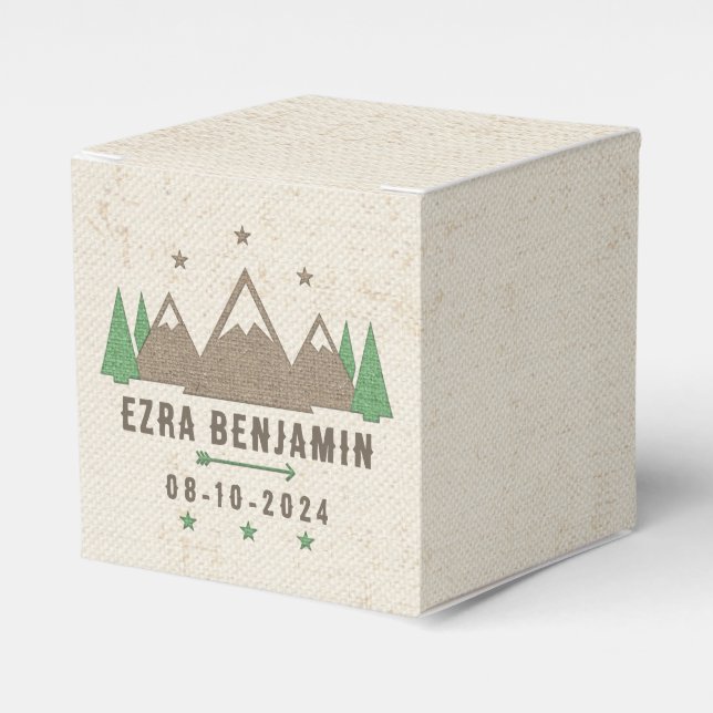 Zent Leinwand Camping Bar Mitzvah Personalisiert Geschenkschachtel (Vorderseite)