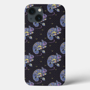 Zentangle Eidechse iPhone 13 Hülle