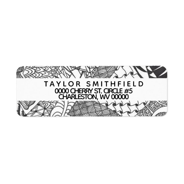 Zentangle® inspiriert (Vorne)