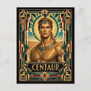 Zentauer, Art Deco Mythisch Postkarte