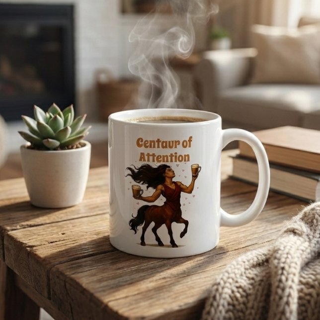Zentauer der Aufmerksamkeit Lustiger Witz - Griech Kaffeetasse (Von Creator hochgeladen)