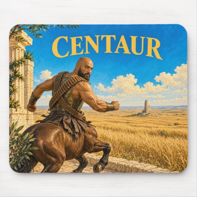 Zentauer, Gothic Fantasy Monster Mousepad (Vorne)