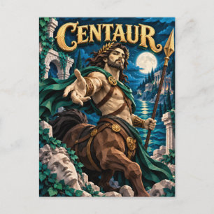 Zentaur, Paper Cut Monster Postkarte