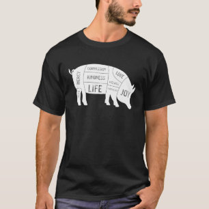Zentiente Tiere, Freude Liebe Mitgefühl Freundlich T-Shirt